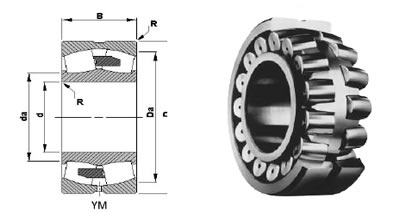 TIMKEN23226YMYM型平面图