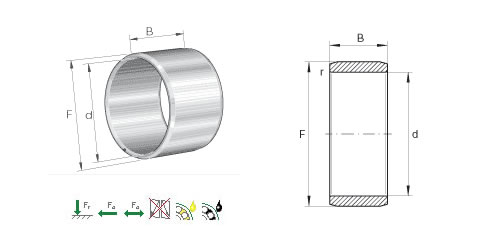 INAIR50X55X35轴承三维模拟图